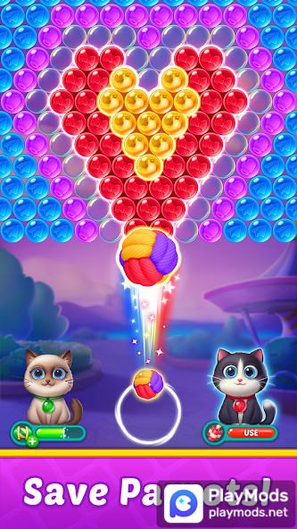 Bubble Shooter Fashion<span>(Unlimited gold)</span> screenshot image 2_Popularmodapk.com