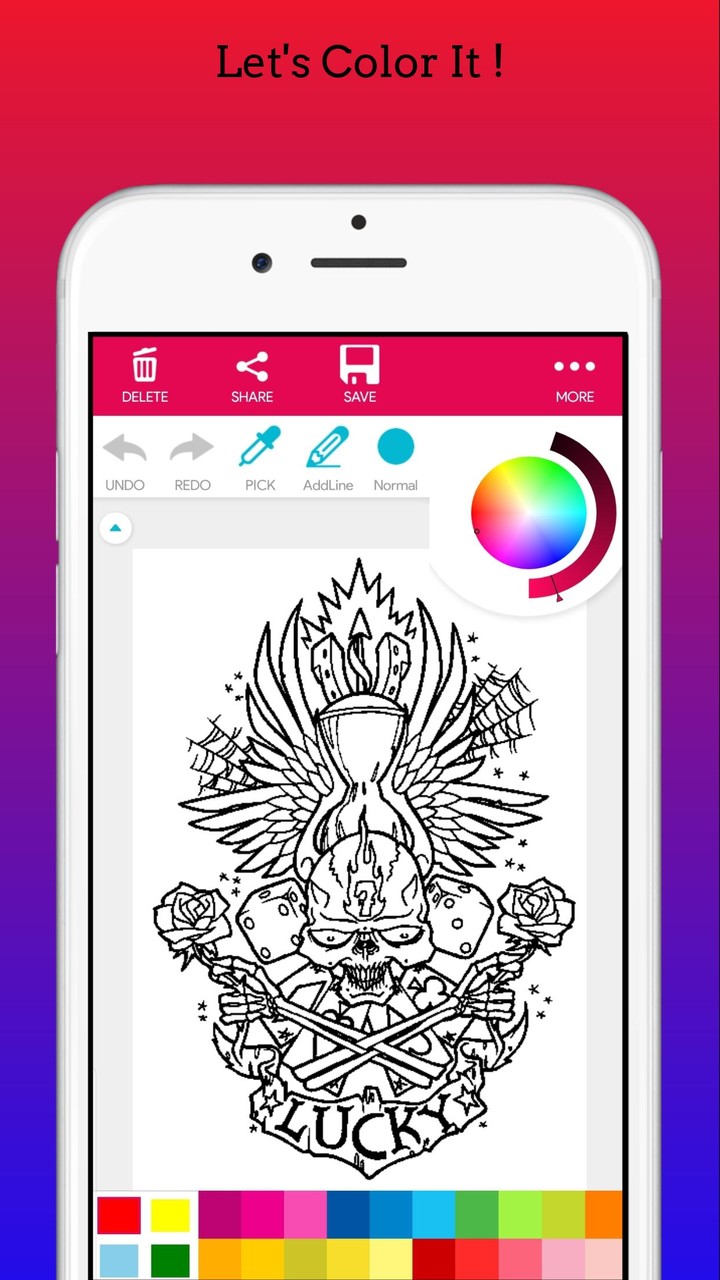 Adults Tattoo Art Coloring Boo screenshot image 10_Popularmodapk.com