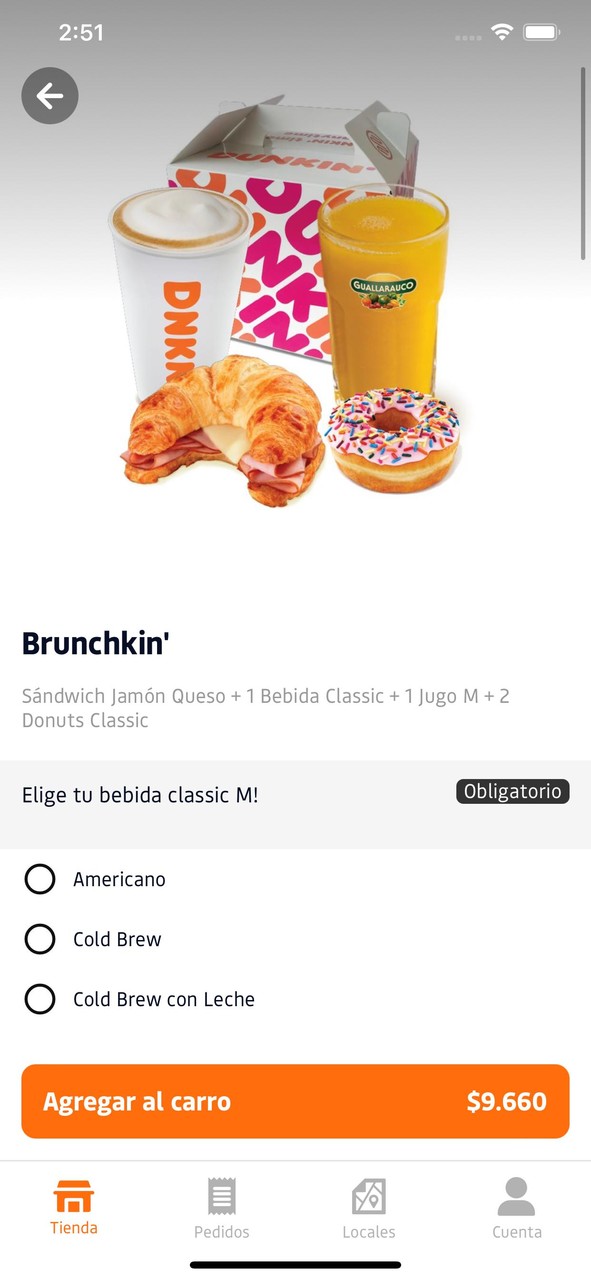 Dunkin' App Chile screenshot image 3_Popularmodapk.com