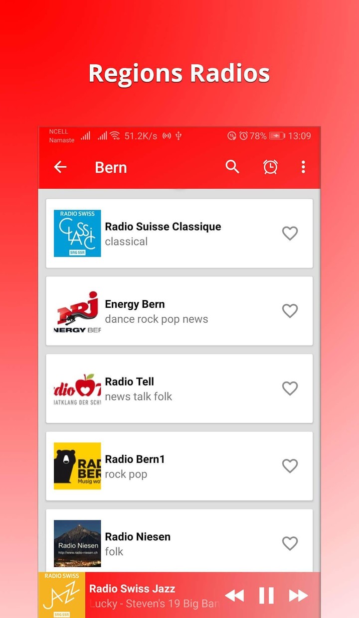 Switzerland Radio - Online FM screenshot image 13_Popularmodapk.com