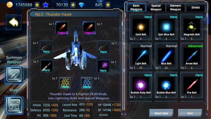 Galaxy Airforce War screenshot image 2_Popularmodapk.com