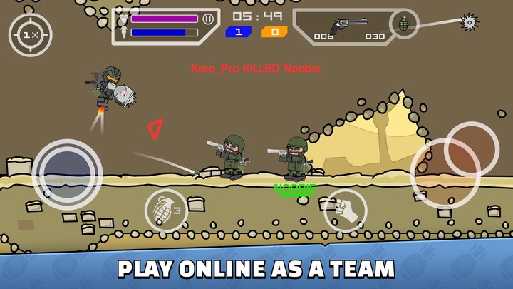 Mini Militia - War.io screenshot image 1_Popularmodapk.com