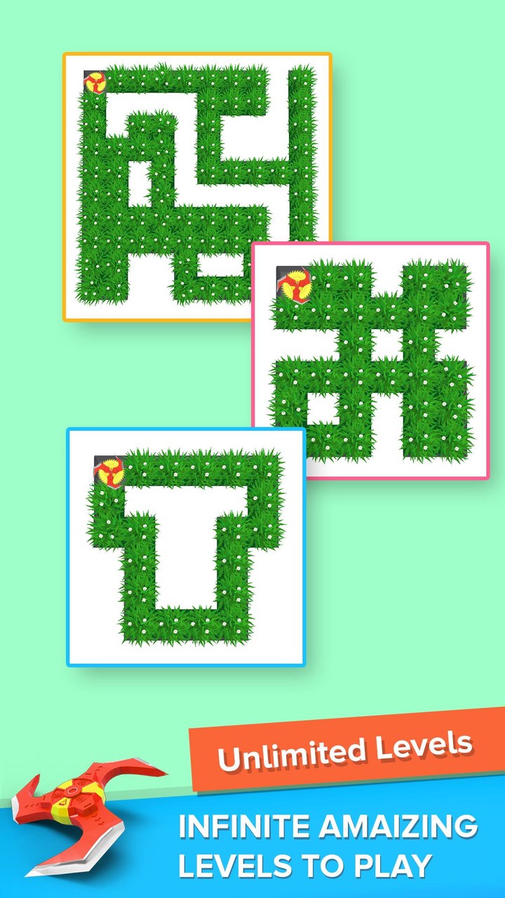 Grass Cut Master Relaxing Game screenshot image 2_Popularmodapk.com