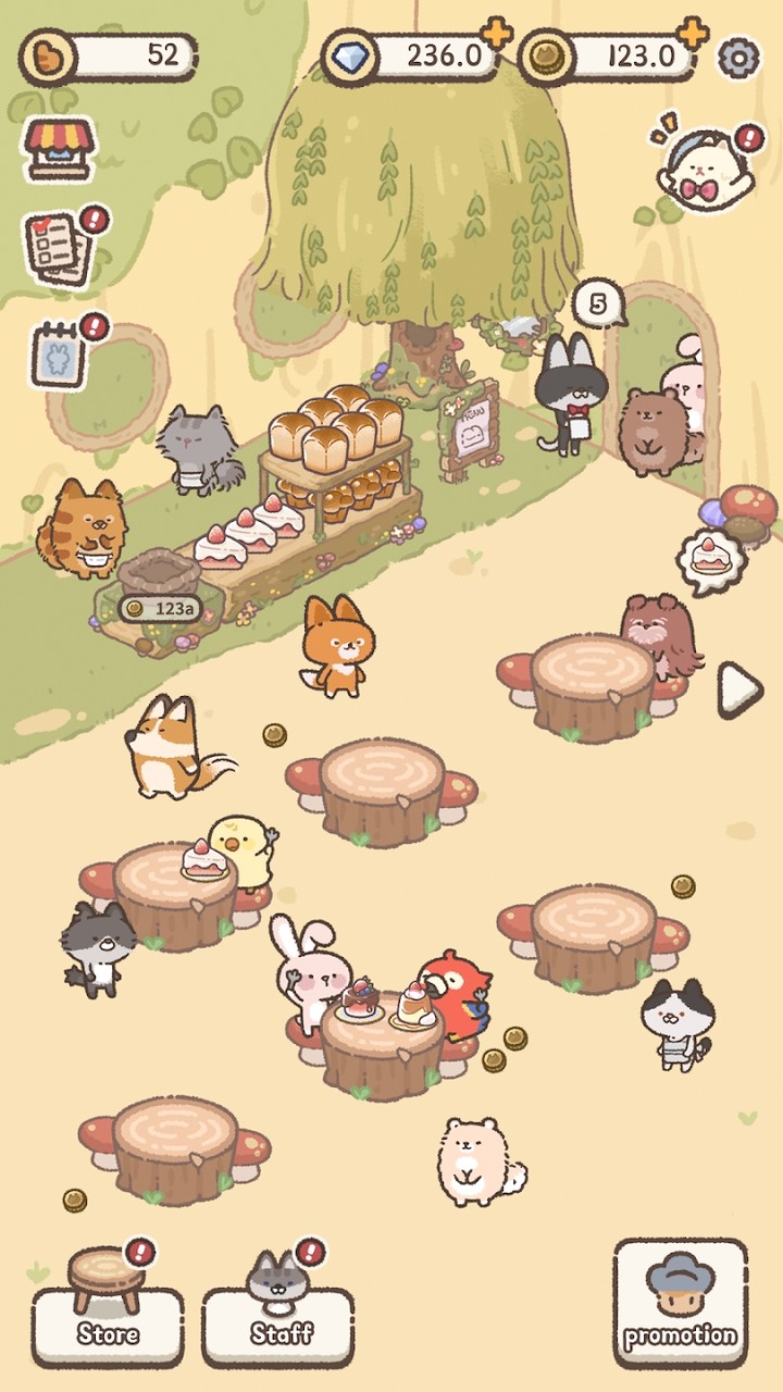 Meow Bakery<span>(free download)</span> screenshot image 1_Popularmodapk.com