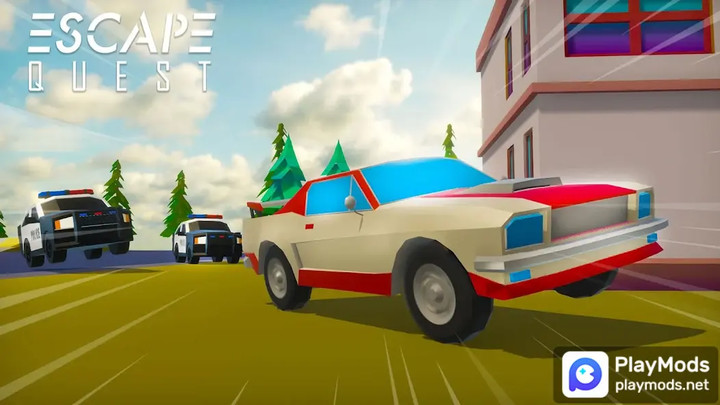 Escape Quest: Police Car Chase<span>(Unlimited money)</span> screenshot image 1_Popularmodapk.com