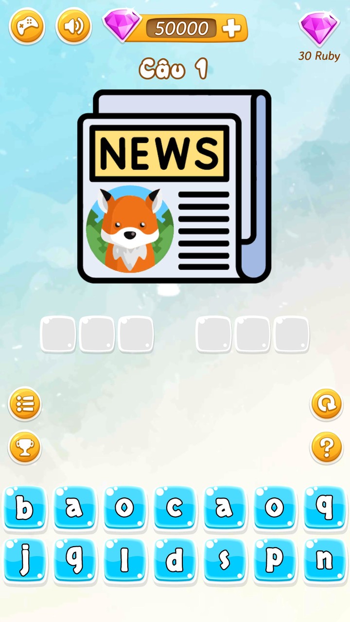 Đuổi Hình Bắt Chữ - Cấp Độ Khó screenshot image 1_Popularmodapk.com