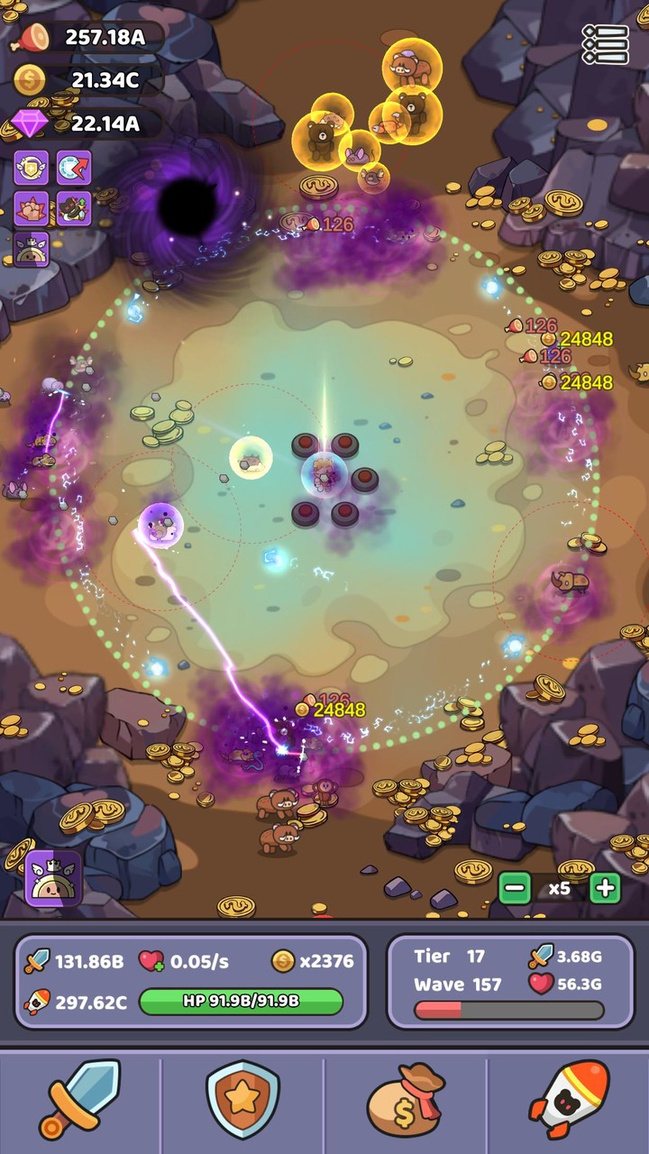 Wild Survival - Idle Defense screenshot image 5_Popularmodapk.com