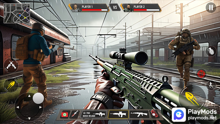 Gun Shooting Offline Fps Games<span>(Unlimited Resources)</span> screenshot image 1_Popularmodapk.com