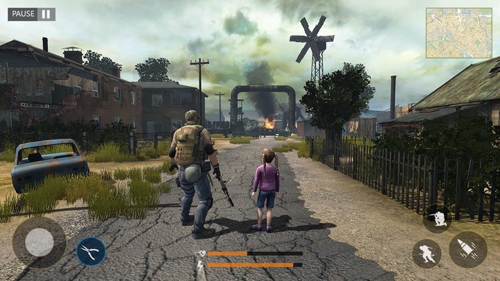 Zombie Survival warfare Game screenshot image 1_Popularmodapk.com