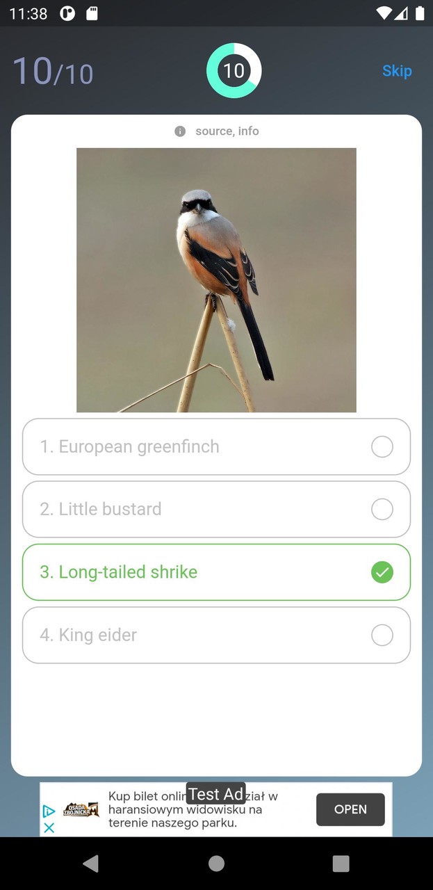 Quiz: British Birds screenshot image 2_Popularmodapk.com