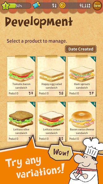 Happy Sandwich Cafe(Unlimited Money) screenshot image 3_Popularmodapk.com