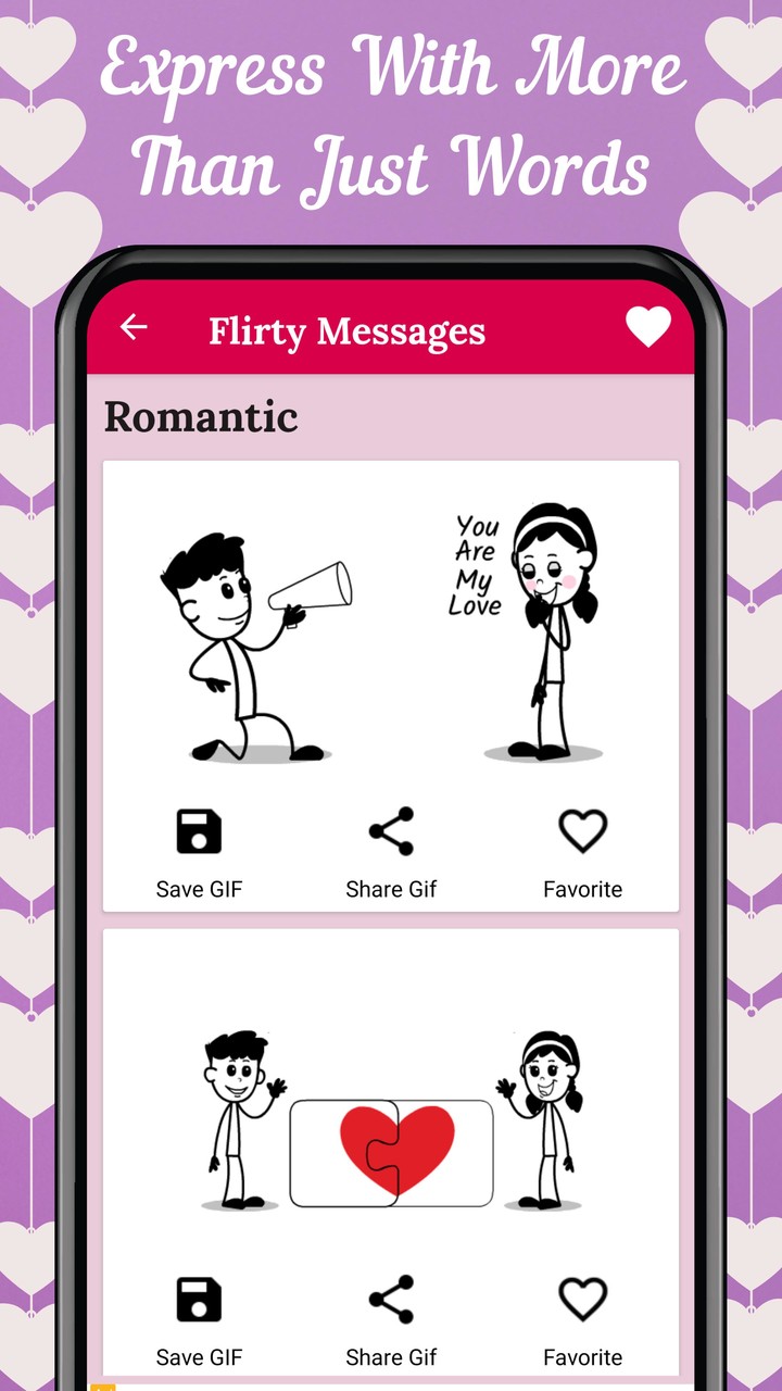 Romantic Love Messages SMS App screenshot image 7_Popularmodapk.com