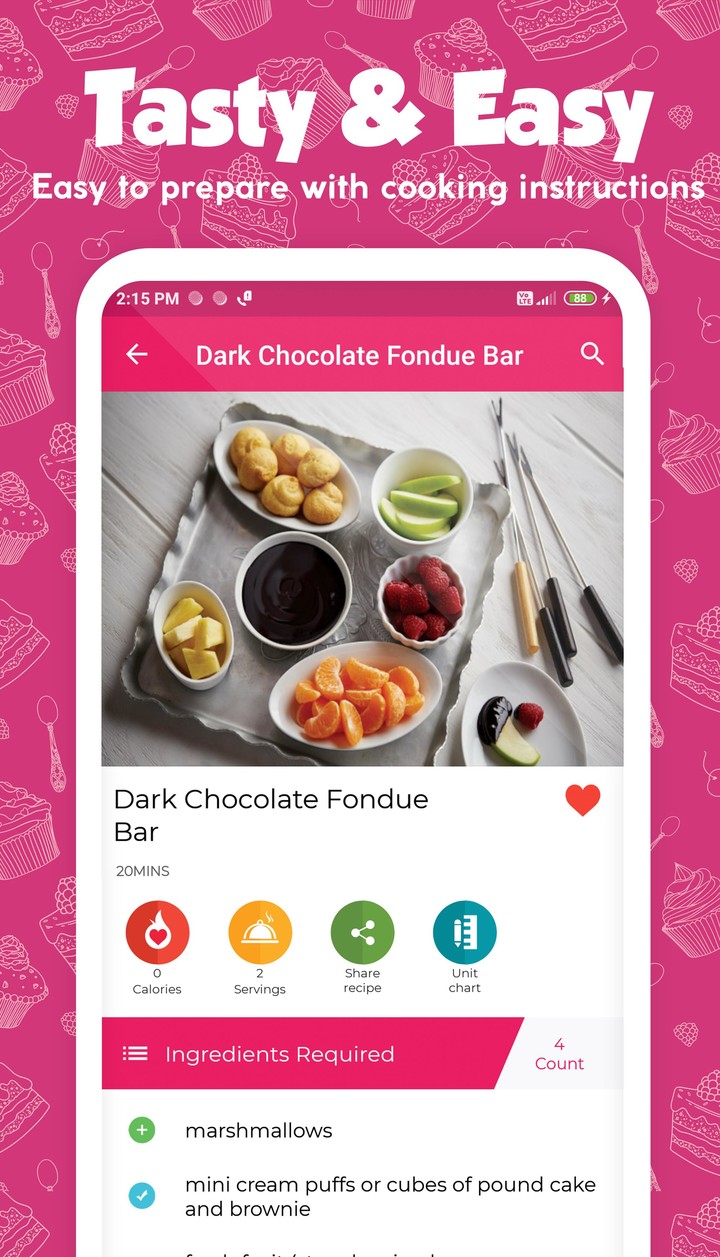 Dessert Recipes screenshot image 2_Popularmodapk.com