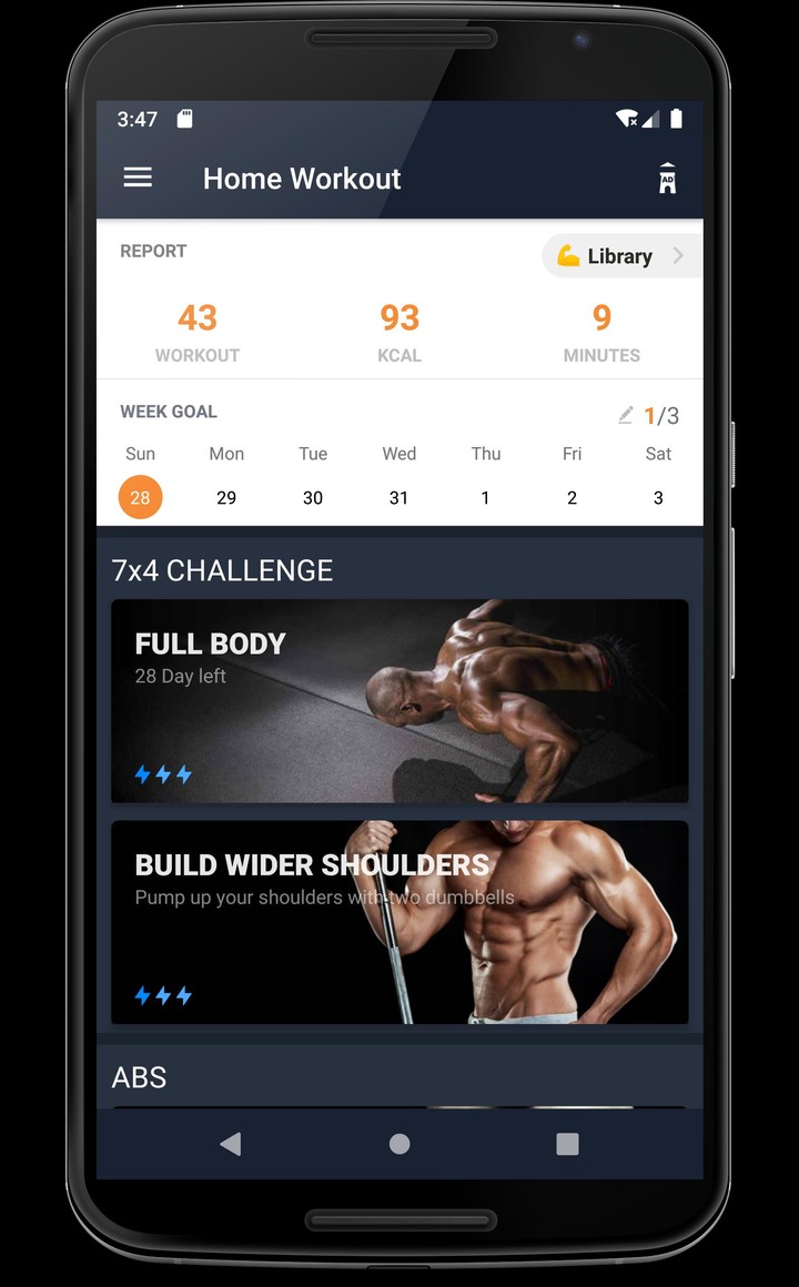 Home Workout - Work out at home - No Equipment screenshot image 1_Popularmodapk.com