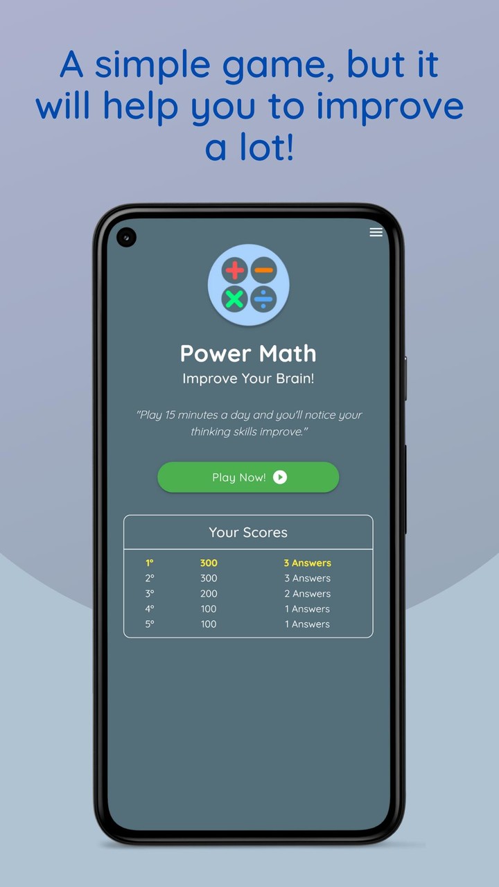 Power Math Game screenshot image 1_Popularmodapk.com
