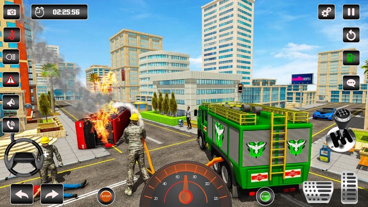 Emergency Fire Truck Simulator screenshot image 5_Popularmodapk.com