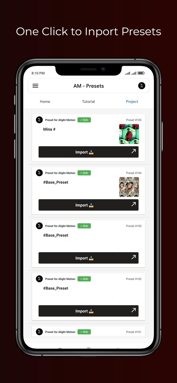 AM Preset for Alight Motion screenshot image 10_Popularmodapk.com