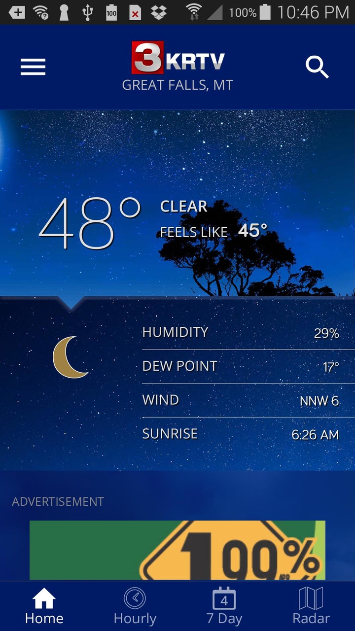 KRTV STORMTracker Weather App screenshot image 1_Popularmodapk.com