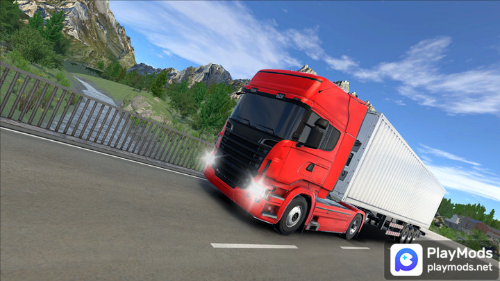 Truck Simulator:The Alps<span>(No ads)</span> screenshot image 5_Popularmodapk.com