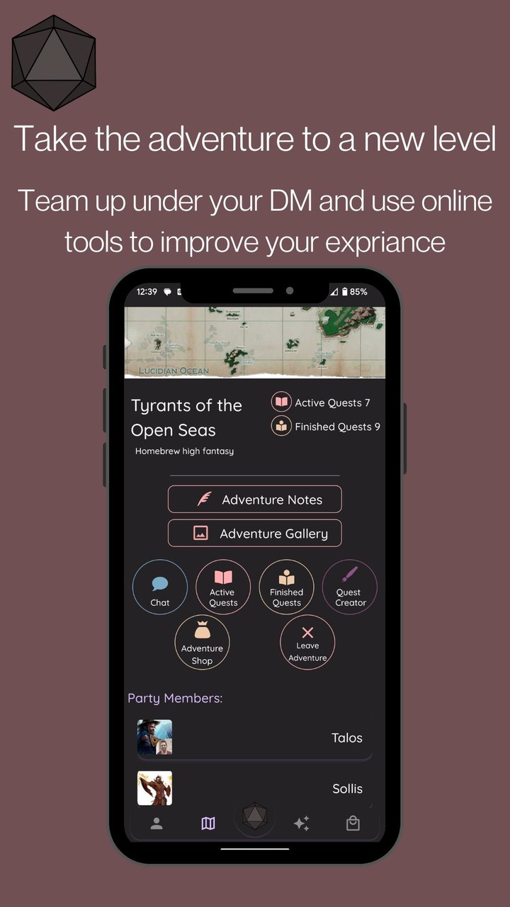 DnCreate - DnD 5e sheet screenshot image 2_Popularmodapk.com