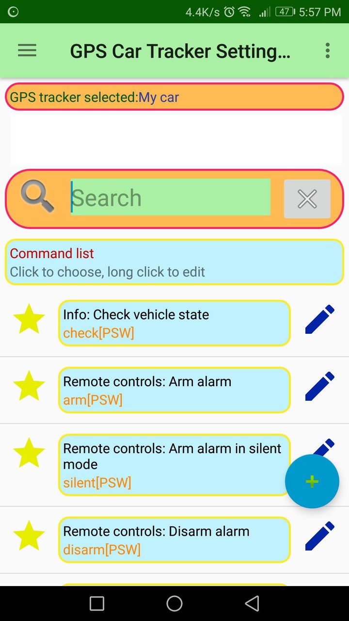 GPS Car Tracker Setting SMS screenshot image 17_Popularmodapk.com