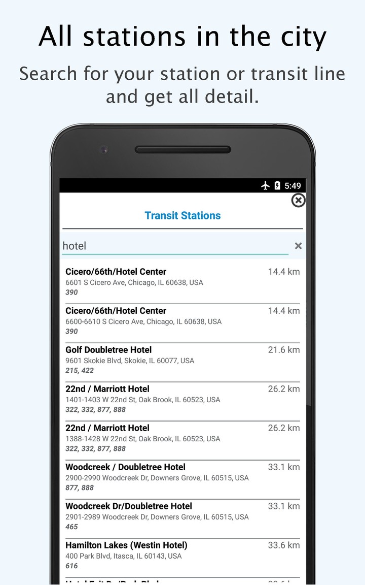Chicago Transit: CTA RTA screenshot image 5_Popularmodapk.com