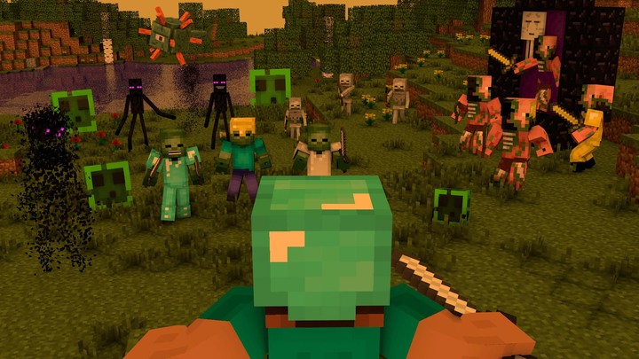 Zombie Apocalypse Minecraft PE screenshot image 1_Popularmodapk.com