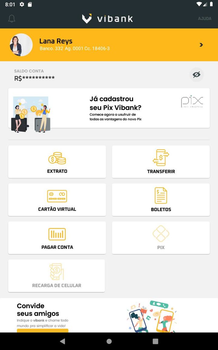 Vibank - Conta Digital screenshot image 4_Popularmodapk.com