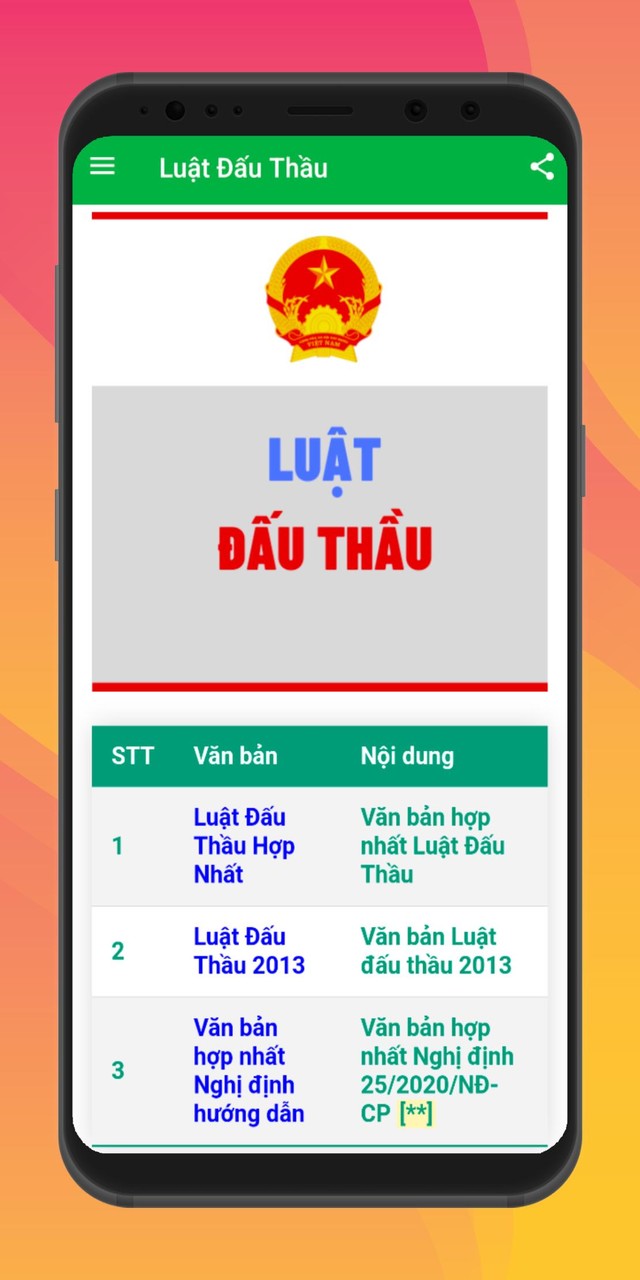 Luật Đấu Thầu screenshot image 24_Popularmodapk.com